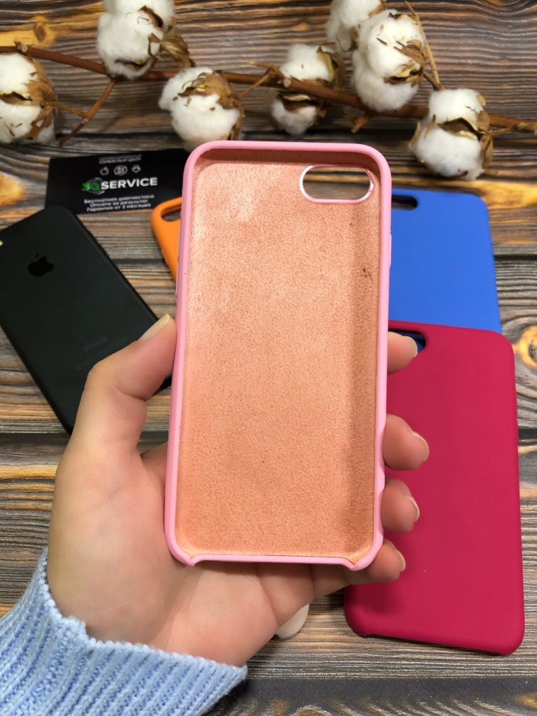 Купить Чехол iPhone 7, 8 Silicone Case (Pink) в магазине 3G-Сервис